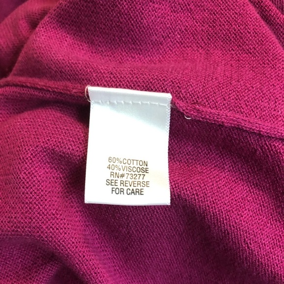 Pink V-neck Sweater by Apt.9 NWT - Picture 6 of 10